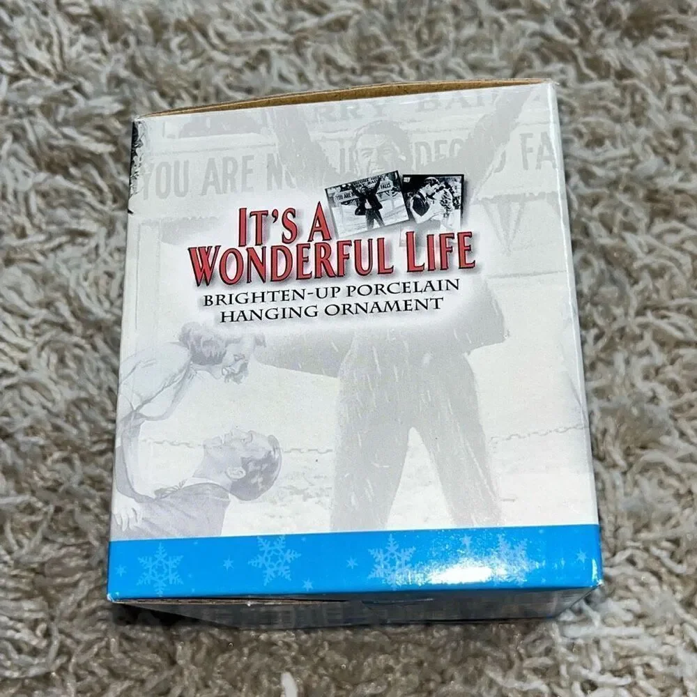 It’s A Wonderful Life Gower Drugs Enesco Brighten Up Porcelain Ornament 2002